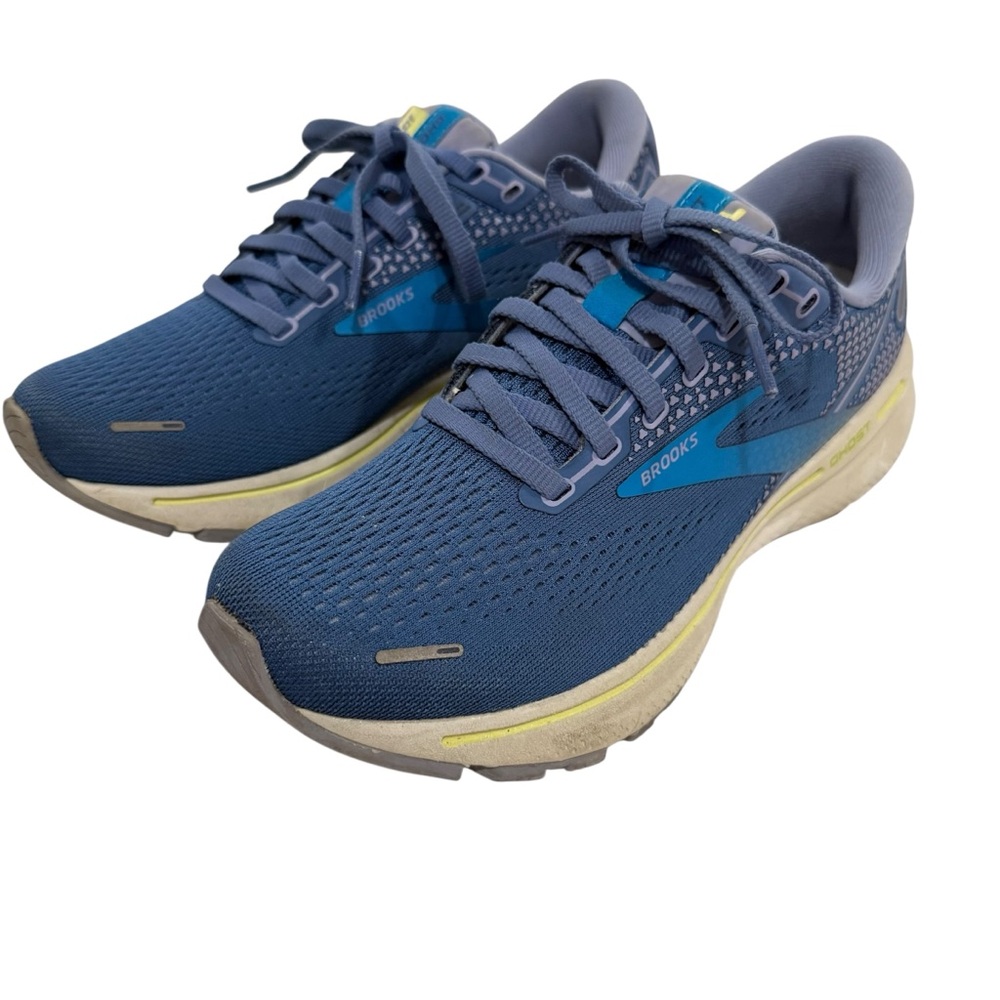 5 for $25!!! Wow! Brooks Ghost 14 running shoes in blue colorway.